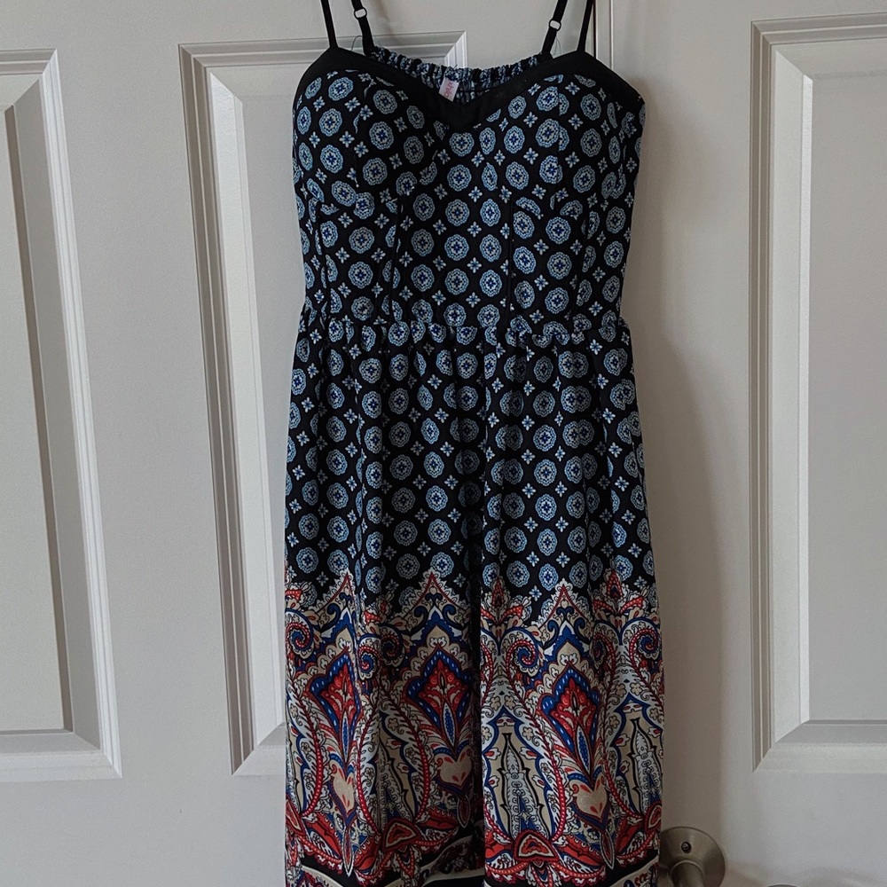 Multicolor Flowy Mini Dress